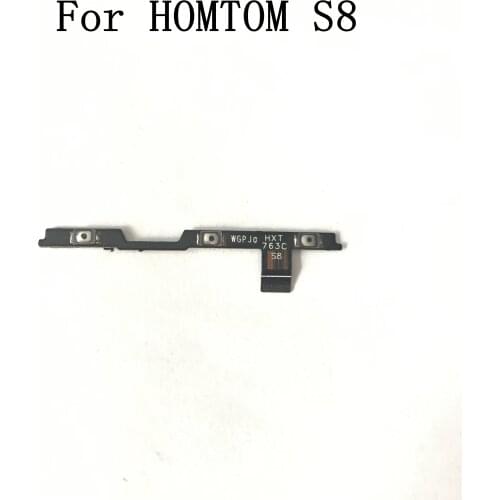 HOMTOM S8 Used Power On Off Button+Volume Key Flex Cable FPC For HOMTOM S8 MTK6750T Octa Core 5.7" HD 1280x720