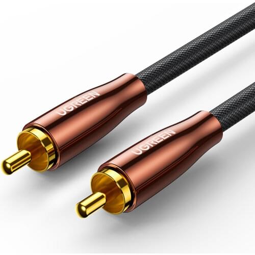 AV133 Coaxial SPDIF Audio Cable HIFI DVD Subwoofer AMP RCA Video Connection 75 ohms RCA to RCA Male to Male Stereo Audio Cable