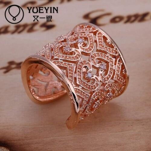 Hollow net shape rings Wholesale silver plated rings for women wedding party fashion jewelry Nickle free Romantic