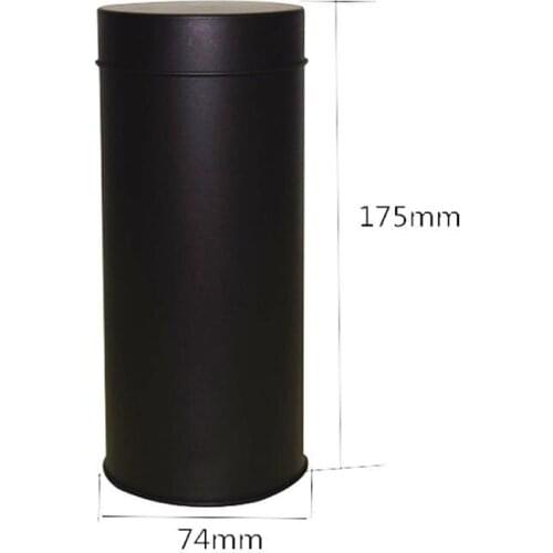 74x175 H mm/round tea tin box/tea can/tea container/black tea can/food tin can with inner lid SN86