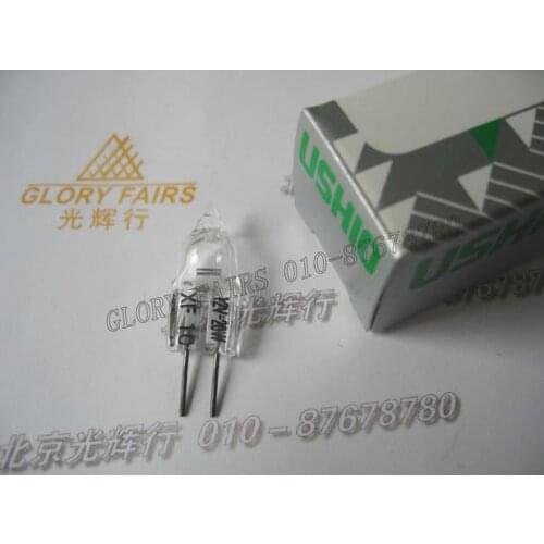 2pc,USHIO JC 12V20W G4 halogen lamp,microscope inspection light,12V 20W capsule 2 pins bulb,JC12V20W/G4 C-6