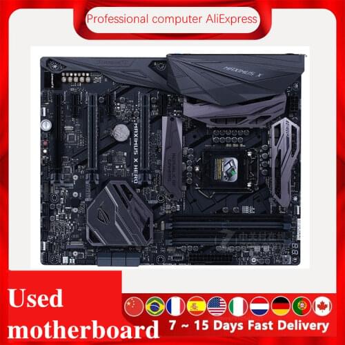 For Asus ROG MAXIMUS X HERO Original Used Desktop Intel Z2370 Z370M DDR4 Motherboard LGA 1151 i7/i5/i3 USB3.0 SATA3
