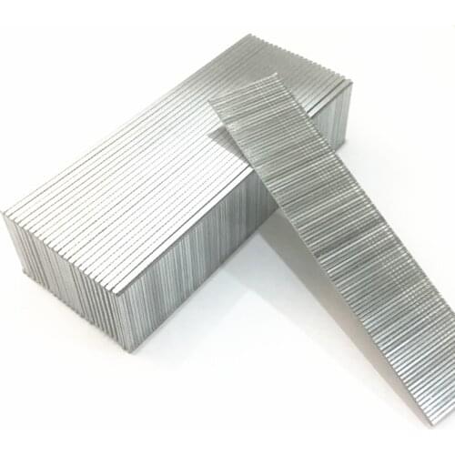 2000+-2%Pcs Power Tool F10 F15 F20 F25 F30 T38 T50 Galvanized Steel Gauge Brad Nails Pneumatic Gun Nail Straight Woodworking