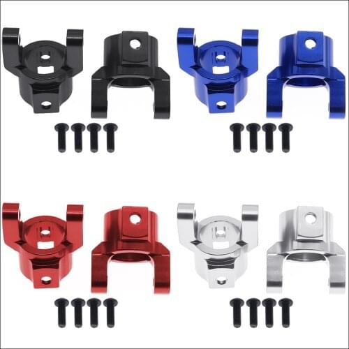 RCAWD 2pcs machined alloy C hub carrier for 1-10 RGT 86100 86110 FTX5579 Outback Fury crawler part