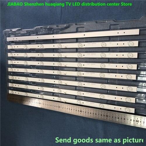 4 PCS/Lot 59cm 7leds 6V 32 inch LED TV Backlight Strips for 32'' Haier LD32U3100 CRH-F323030020756P-REV1.0 Optical Lens Fliter