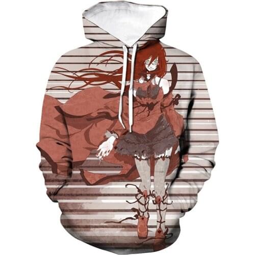 Anime Black Butler Hoodies Men Women Casual 3D Print Hooded Sweatshirt Fashion Pullover Unisex Comfortable Hoodie Tops Clothing