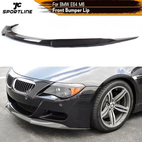 Carbon Fiber / FRP Front Bumper Lip Spoiler Splitters for BMW 6 Series E64 M6 Bumper 2004 - 2010