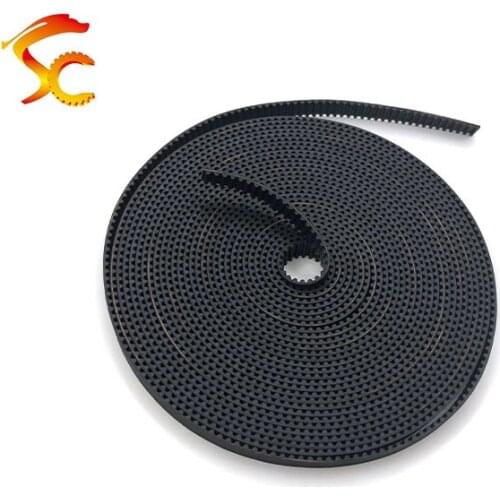 High Quality 5meters/lot GT2-6mm Open Timing Belt Rubber 2GT GT2 6MM for Reprap, Rostock, Prusa, Mendel