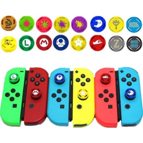 100pcs Silicone Analog Thumb Stick Grips Caps for Nintend Switch NS JoyCon Controller Sticks Cap Skin for Joy Con Cover