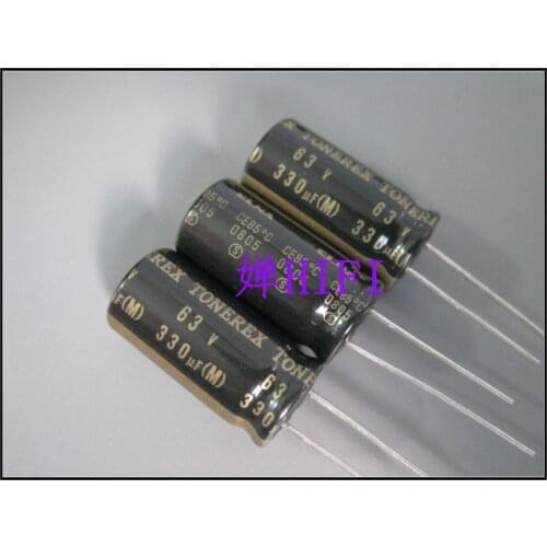 2020 hot sale 20PCS/50PCS ELNA original TONEREX black gold copper feet audio capacitor 63v330uf 13x25mm free shipping