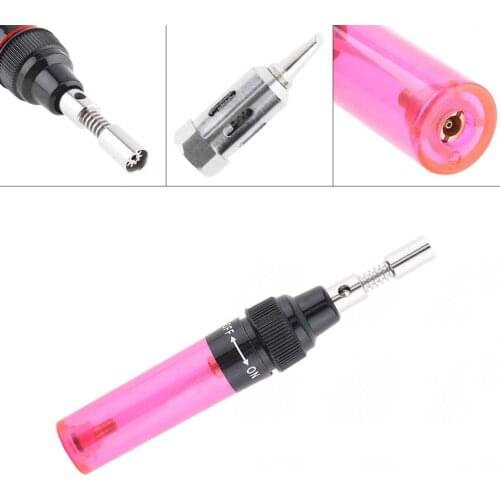 3 In 1 Multi-function Portable Pen Type Gas Soldering Iron 8ML Capacity Horseshoe Iron Head for Soldering Cutting Hand Tools