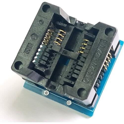 SOIC8 DIP8 Adaptor (200~208mil) IC programmer work on all programmer TL866ii socket ezp2019 top3000 rt809f rt809h top3100