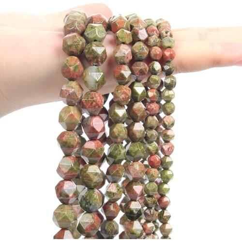 Natural Stone Beads Unakite Stone Round Loose Spacer Beads For Jewelry Making DIY Bracelets Necklace DIY Accessories 6/8/10MM