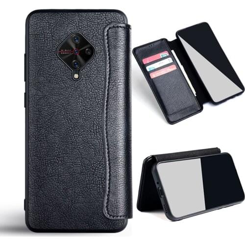 Case for vivo V17 (Russia) Flip cover PU Leather with card slot no magnet for Vivo V17 case funda coque