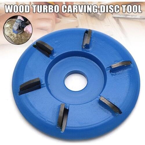 16mm Bore 90mm Diameter Three Four Six Teeth Woodworking Turbo Tea Tray Digging Wood Carving Disc Tool Milling Cutter
