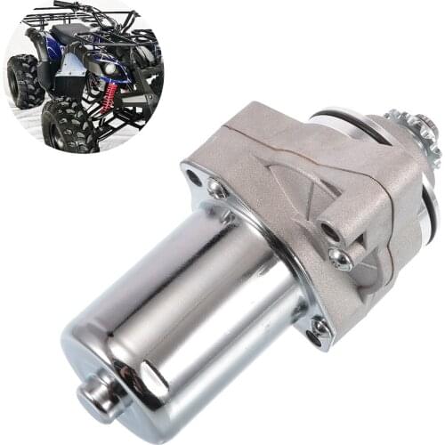 Upper-Side Mounted Electric Start Starter Motor 12T For Motorcycle JH70 DY100 JD100 50-150cc Engine ATV Quad Go Kart Pocket Bike