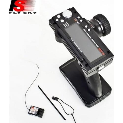 Flysky FS-GT3B 2.4G 3CH radio remote control RC system transmitter LED screen display with FS-GR3E receiver for RC car boats