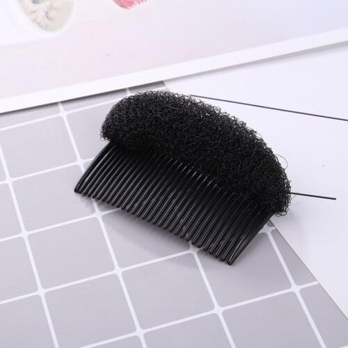 Forehead Hair Volume Fluffy Puff Sponge Pad Clip Comb Insert Tool Base DIY Styling Princess Styling Increased Hair Sponge Pad