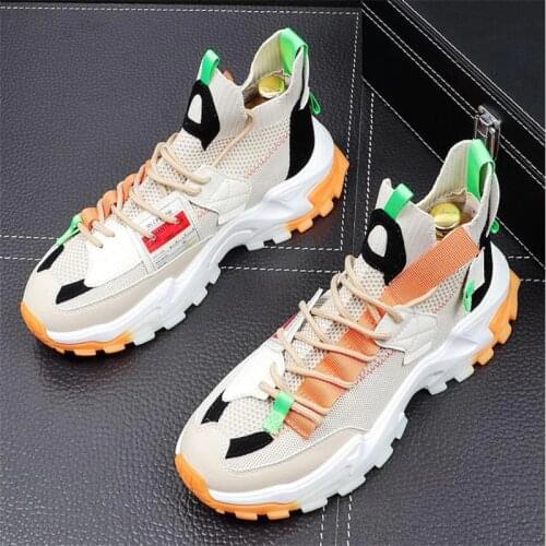 Men Fashion Leisure Walking Shoes Spring Summer Autumn Luxury Designer Breathable Sneakers Male Trending male Loafers