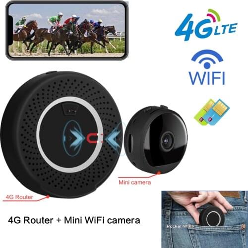 4G 3G Sim Card Mini Camera HD1080P Video Recorder P2P GSM LTE Sport DV Small WIFI Camera Car DVR Motion Detection Security Camer