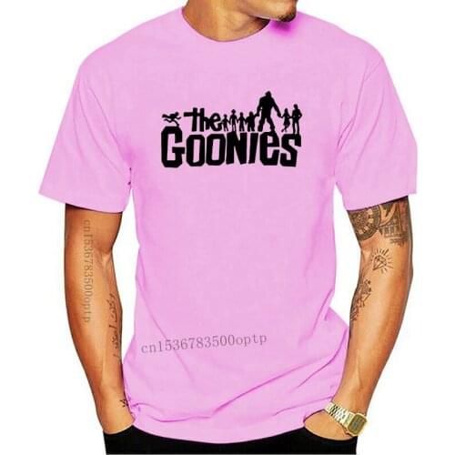 New Fashon Men T Shirts The Goonies Movie Logo Printed Tops Short Sleeve Tee