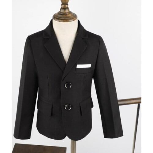 2020 New Kids Boys Blazer Jackets Fashion Solid Striped Plaid Faomal Jackets For Boy 3-11 Y Child Baby Korean Suit Coats Jacket