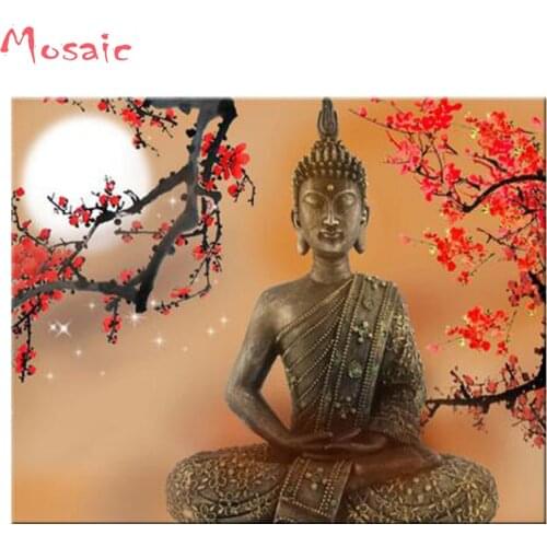 Full Square/Round Drill 5D DIY Diamond Painting"buddha icon" 3d Embroidery Cross Stitch Mosaic diamond photo Home Decor Gift