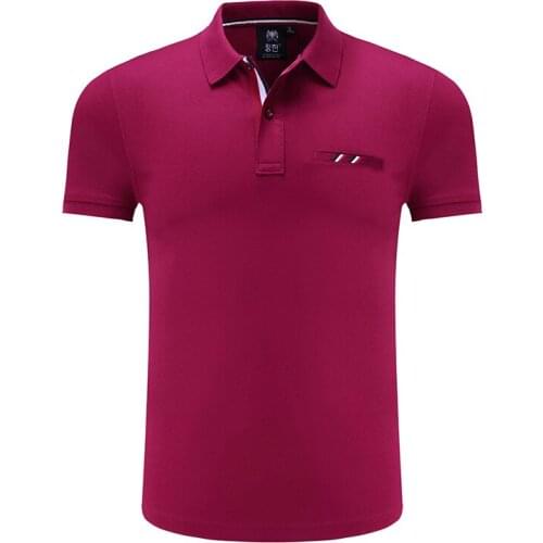Polo shirt uniform lapel render unlined upper garment sleeve T-shirt in the summer