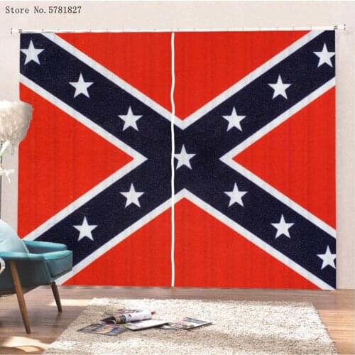 3D Print Nation Flag Window Curtains 2 Panels Country Sign Curtains Home Textile Window Treatments For Living Room Window Drapes