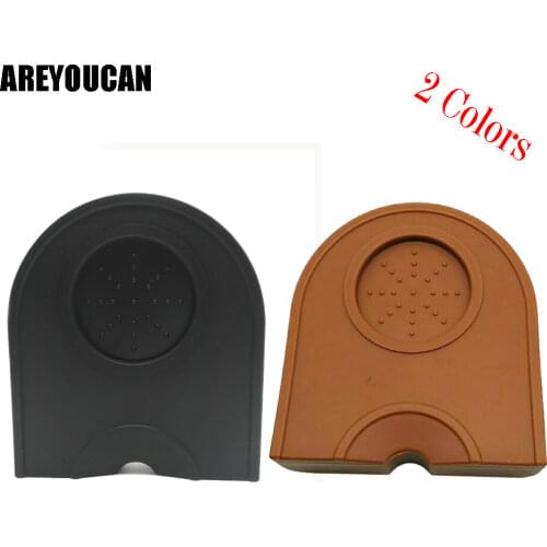 14x12.5cm Silicone Coffee Tamper Mat Holder Espresso Maker Support Base Non-Slip Corner Mat Home Coffee Shop Tools Gadgets