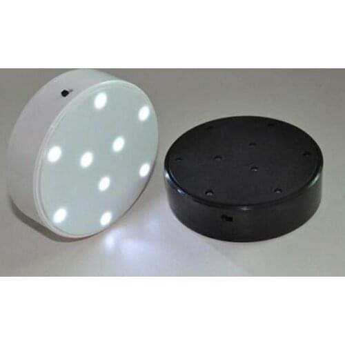 Wedding Invitations free Shipping 10pcs/lot 4inch E-luminator Led light base for wedding party christmas halloween decoration