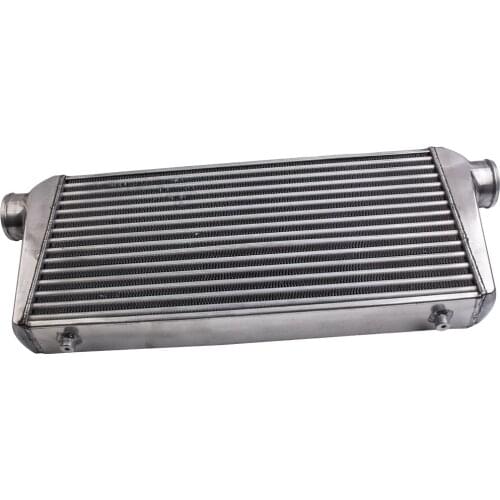 Universal 600 X 300 X 76mm 3" Inlet Outlet Aluminum Universal Front Mount Intercooler 24"x12"x3" Tube & Fin