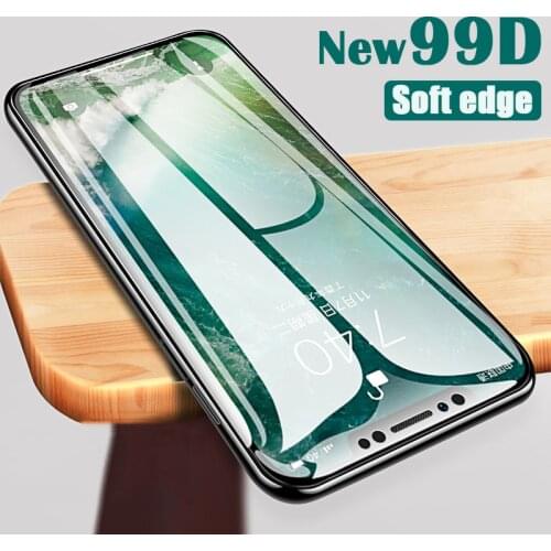 99D Soft Curved Edge Tempered Glass For iPhone 7 8 6 6S SE 2020 Screen Protector iPhone 12 11 Pro X Xr Xs Max Protective Film