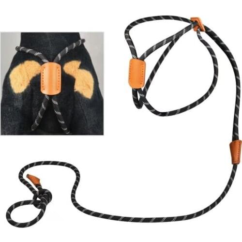 10PCS / LOT Pet Supplies Dog Traction Rope Collar Leash Pet Chest Strap Nylon Round Rope