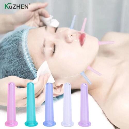 2/4Pc Jar Silicone Vacuum Cupping Cans For Massage Ventouse Anti Cellulite Suction Cups Face Body Pain Relief Massage Masajeador