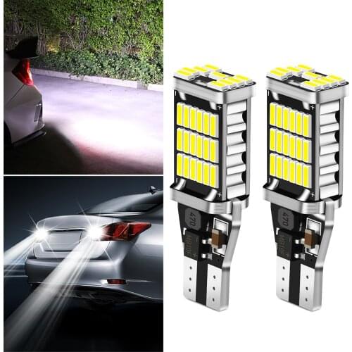2x Canbus T15 LED Bulb Car Backup Reverse Light for Citroen C3 C4 Xsara Picasso berlingo C5 C8 for Peugeot