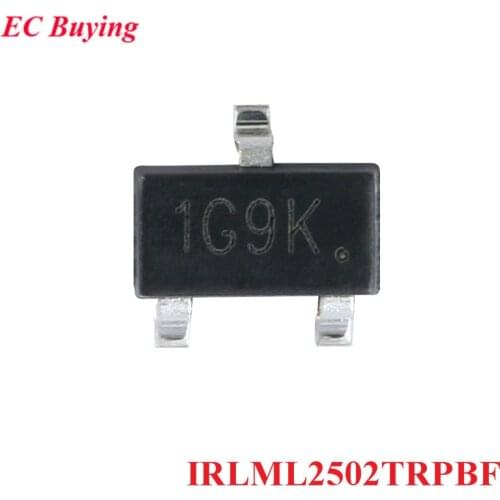 20pcs IRLML2502TRPBF SOT23 IRLML2502 SOT-23 20V 4.2A IRLML2502TR SMD Sensor Power MOSFET SOT SOT23-3 New Original