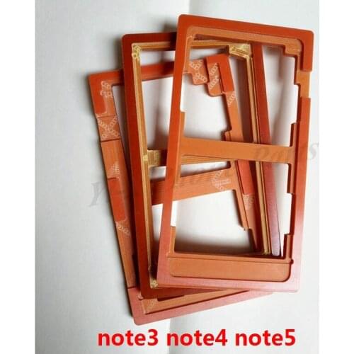3pcs/Lot for Samsung Galaxy Note3 Note4 Note5 LCD Screen Mould Molds Touch Glass Holder Moulds for Samsung Note 3 Note 4 Note 5