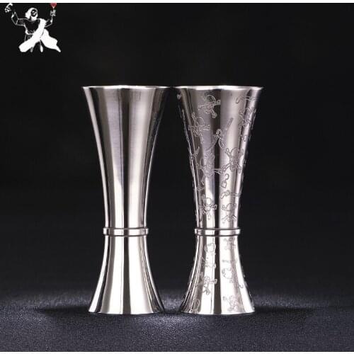 30/45ml Measuring Cup 304 High Quality Stainless Steel To Create One-Piece Thickening Bar Measure Cocktail Jigger Bar Tools
