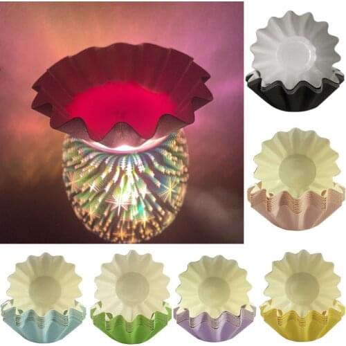 50 PCS Leak Proof Wax Tray Candle Warmer Multifunction Wax Melt Warmer Liners Reusable Durable Cake Cup Candle Warmer