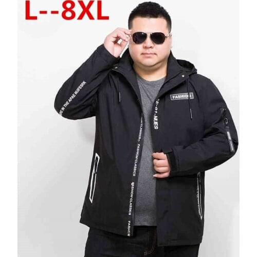 8XL 6XL Spring Autumn Mens Casual Camouflage Hoodie Jacket Men Waterproof Clothes Mens Windbreaker Coat Male Outwear