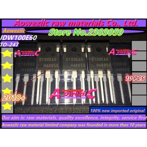 Aoweziic 2018+ 100% new imported original D100E60 IDW100E60 TO-247 fast recovery diode 100A 600V