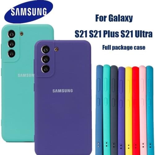 Samsung Galaxy S21 S21 Plus S21 Ultra Case Silky Silicone Cover Soft-Touch Back Protective Housing For S30 S30 + S30 Ultra