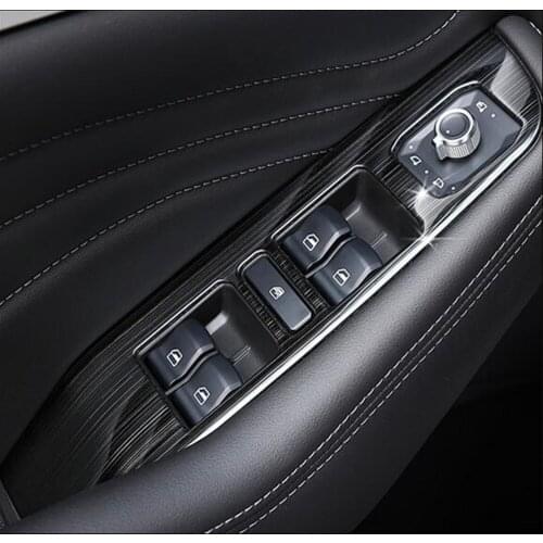 For Haval F7 F7X 2019 2020 Window button switch cover glass lifting trim frame interior mouldings control panel car-styling