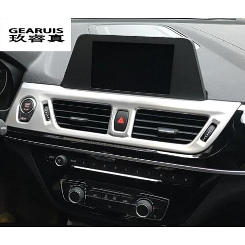For BMW 1 series Sedan 118i 120i 2017 Car Interior Navigation Frame Panel Control Air Conditioner Outlet Cover Trim Decoration