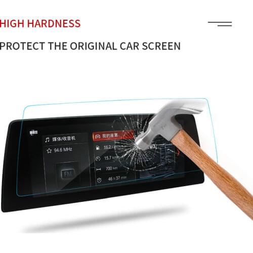 GPS Navigation Screen Tempered Glass Protective Film Dashboard Panel Films For BMW F10 F11 F18F07G30G38 Anti-scratch Accessories