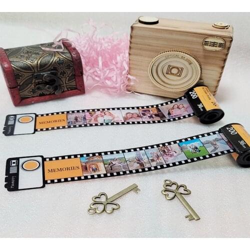 10pc Photos Couple Gifts Custom Roll Film Personalized Photo Memorial Anniversary Birthday Valentines Gift Photo Album Scrapbook