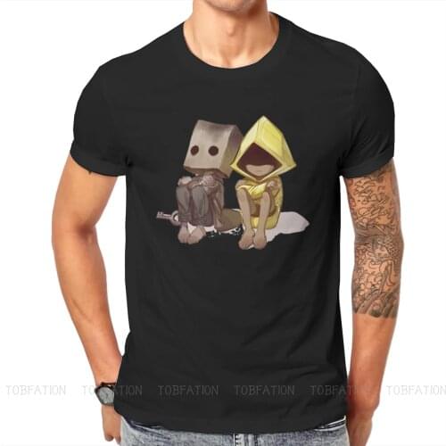 Sit Little Nightmares Game Tshirt Top Cotton Loose Crewneck Mens Clothes Casual Men T shirt
