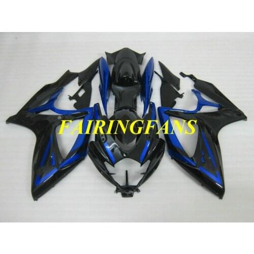 Injection Fairing body kit for GSXR600 750 K6 06 07 GSXR 600 GSXR750 2006 2007 Blue black Fairings bodywork+gifts SC04