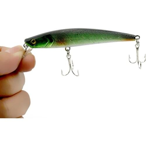 HENGJIA hard plastic minnow fishing lures artificial wobblers crankbaits swimbaits pesca fishing tackles
